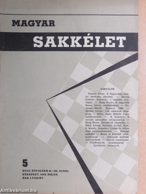 Magyar Sakkélet 1968. május