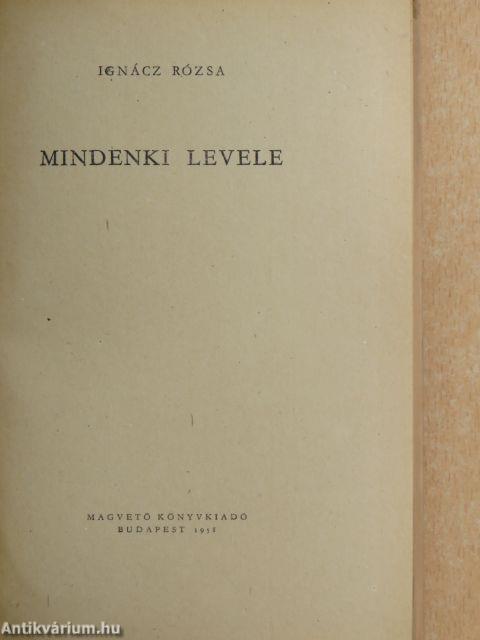 Mindenki levele