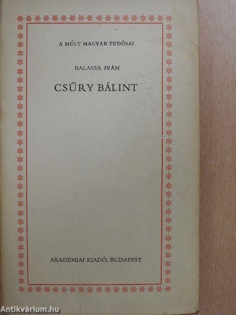 Csűry Bálint