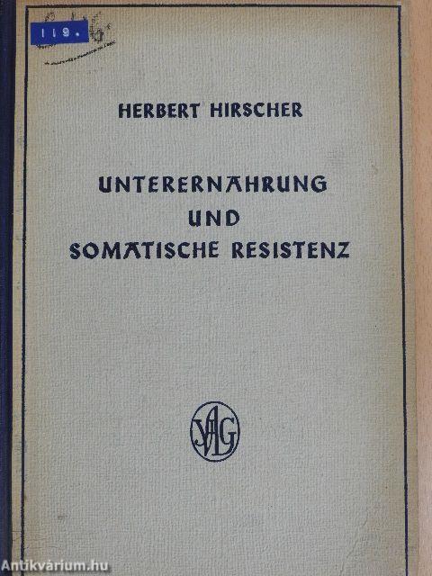 Unterernährung und somatische Resistenz