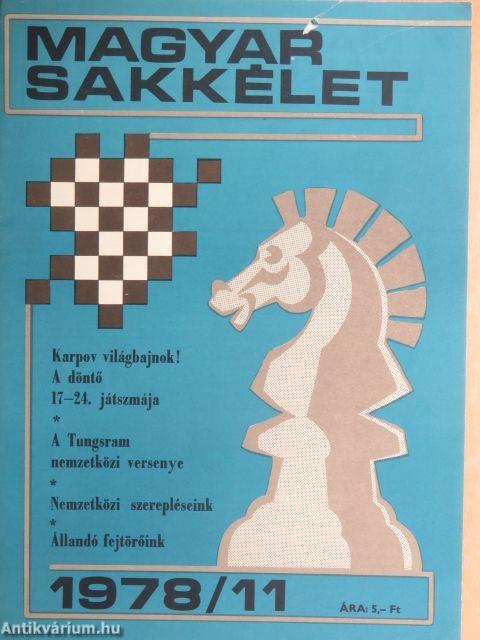 Magyar Sakkélet 1978. november