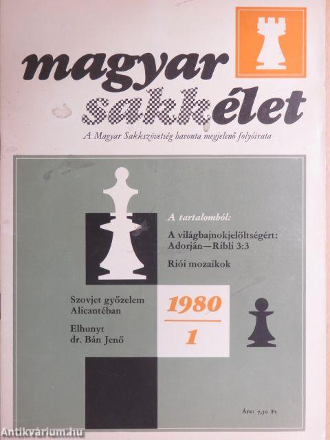 Magyar Sakkélet 1980. január 