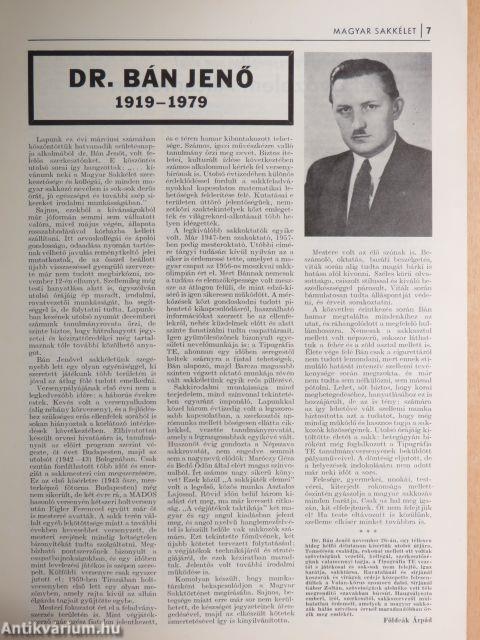 Magyar Sakkélet 1980. január 