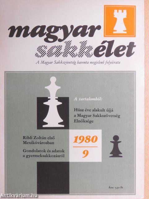 Magyar Sakkélet 1980. szeptember 