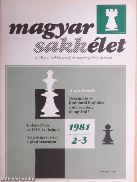 Magyar Sakkélet 1981. február-március