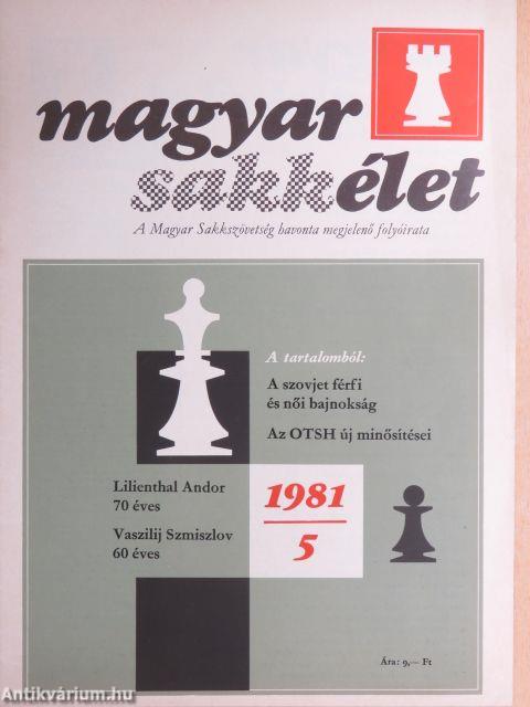 Magyar Sakkélet 1981. május