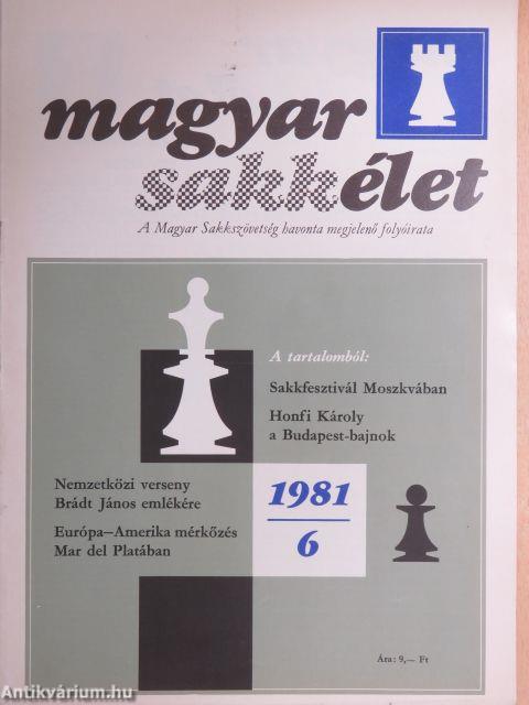 Magyar Sakkélet 1981. június