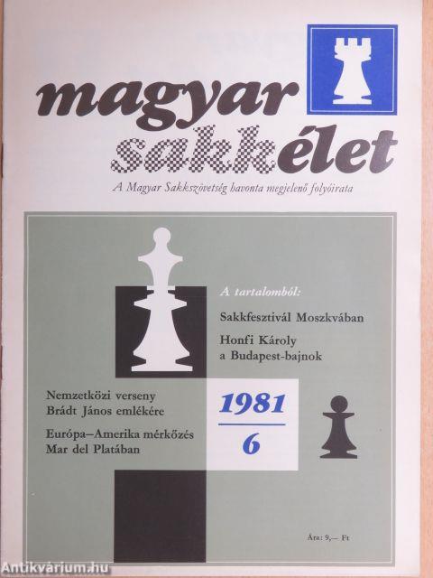 Magyar Sakkélet 1981. június