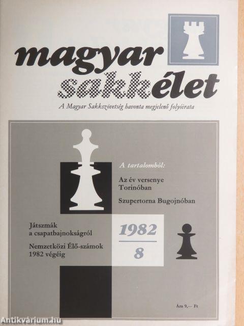 Magyar Sakkélet 1982. augusztus