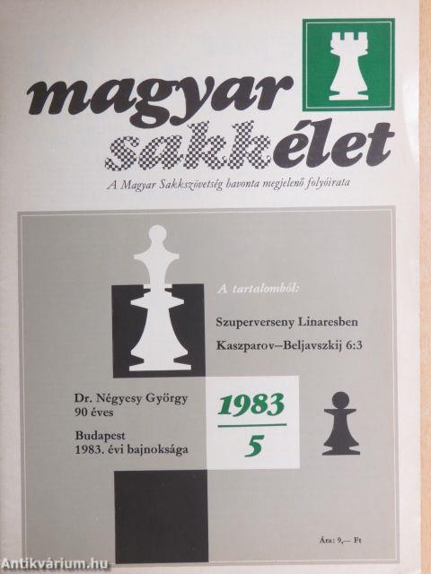 Magyar Sakkélet 1983. május