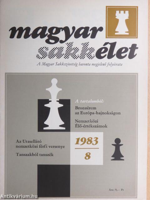 Magyar Sakkélet 1983. augusztus