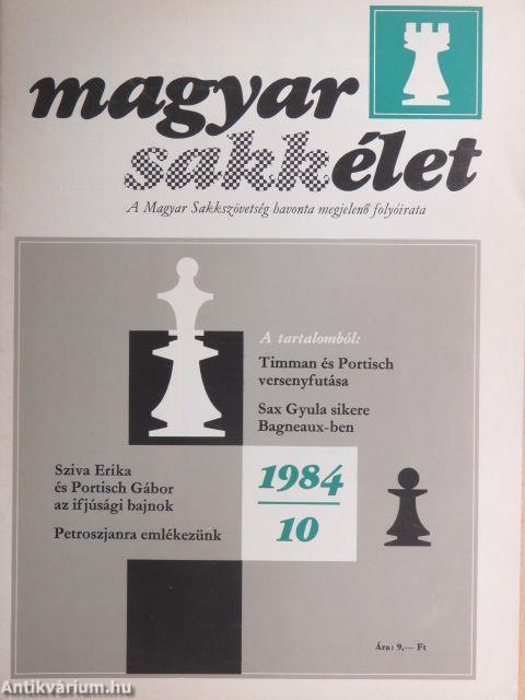 Magyar Sakkélet 1984. október