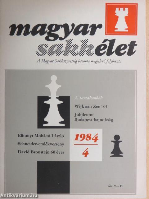 Magyar Sakkélet 1984. április