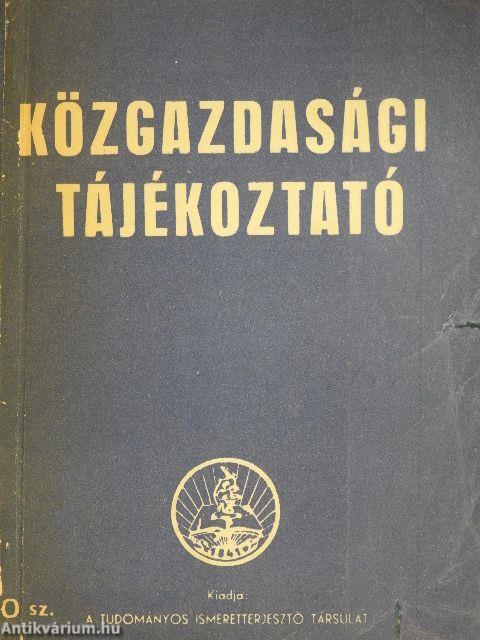 Közgazdasági Tájékoztató 10.