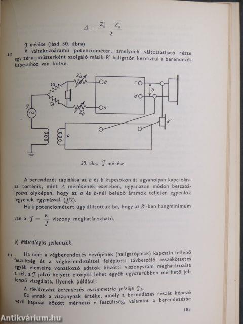 Távközlő vonalak védelme erősáramú vezetékek hatása ellen