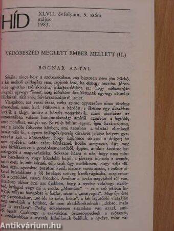 Híd 1983. (nem teljes évfolyam) I-II.
