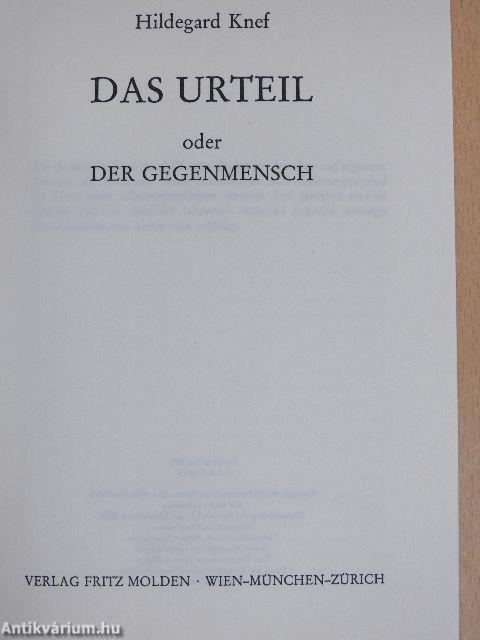 Das Urteil oder der Gegenmensch