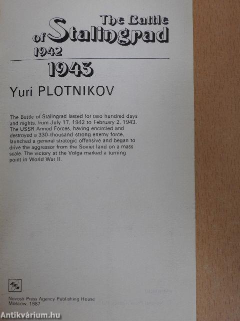 The Battle of Stalingrad 1942-1943