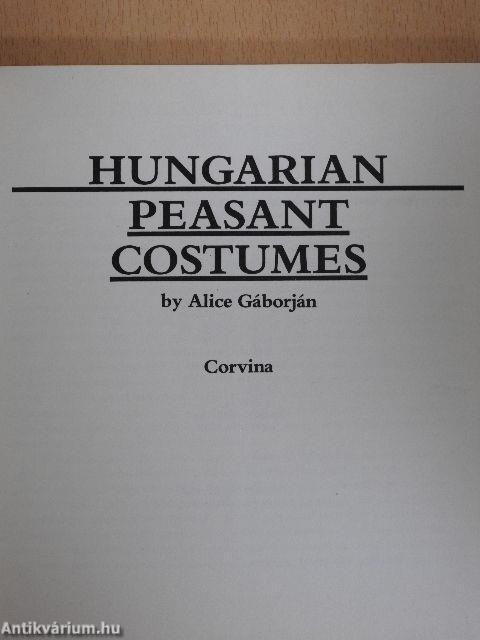 Hungarian peasant costumes