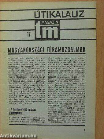 Turista Magazin Útikalauza 1973. szeptember