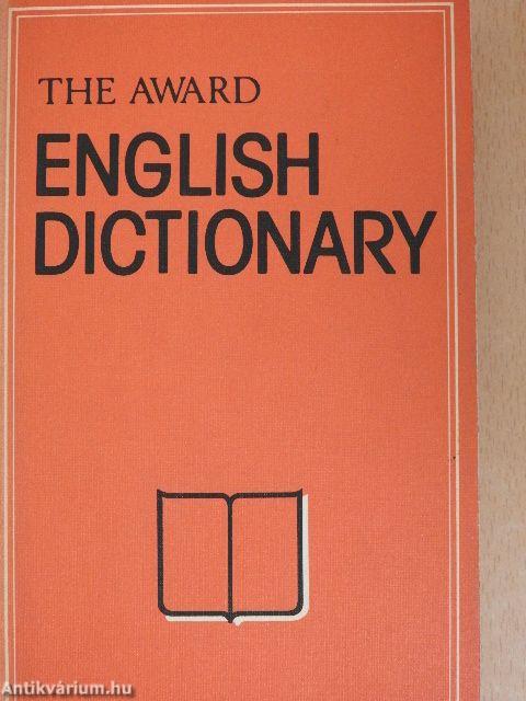 The Award English Dictionary