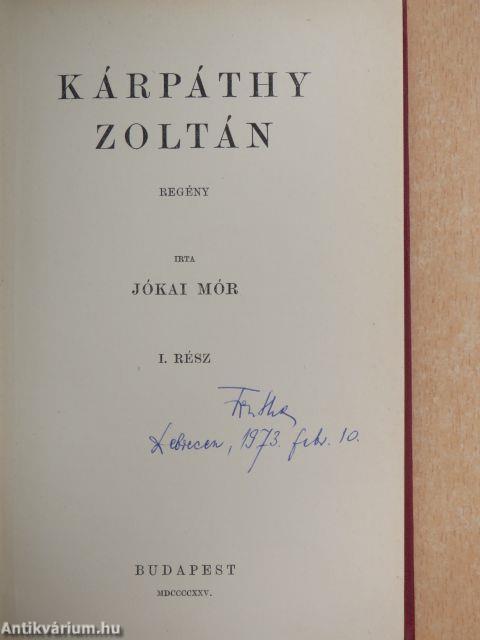 Kárpáthy Zoltán I-II.