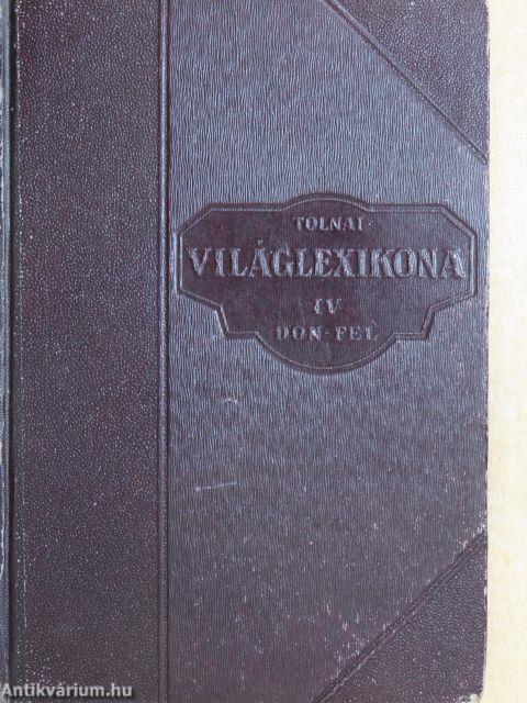 Tolnai uj világlexikona IV. (töredék)