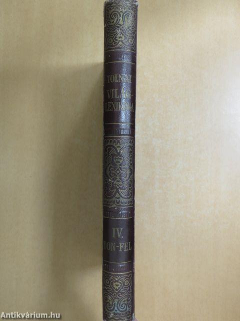 Tolnai uj világlexikona IV. (töredék)