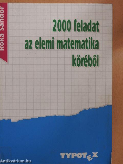 2000 feladat az elemi matematika köréből