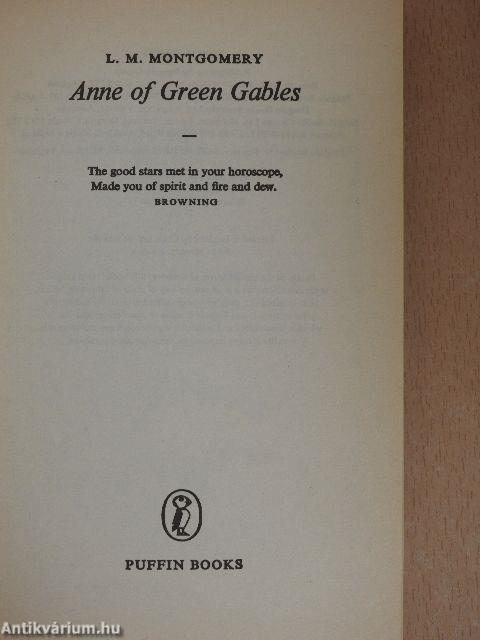 Anne of Green Gables