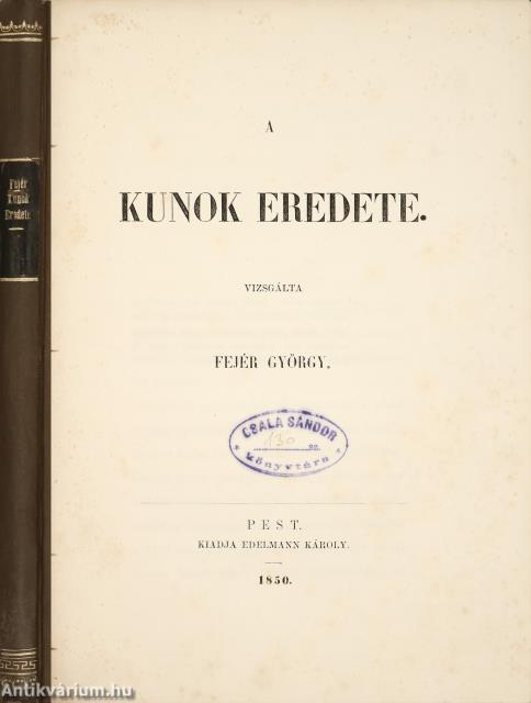 A kunok eredete