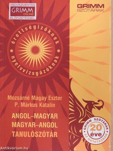 Angol-magyar/magyar-angol tanulószótár