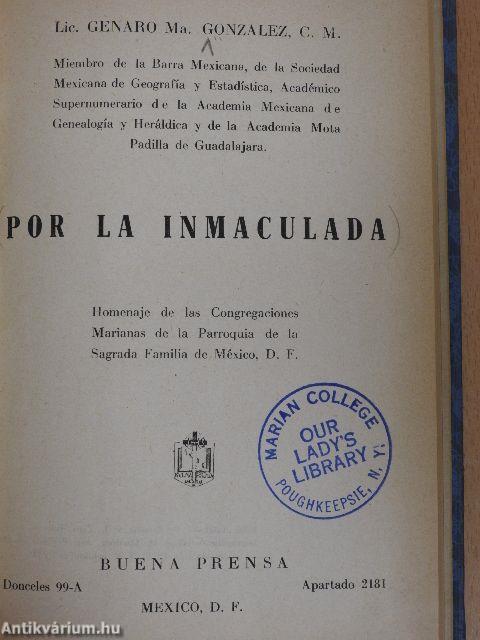 Por la Inmaculada