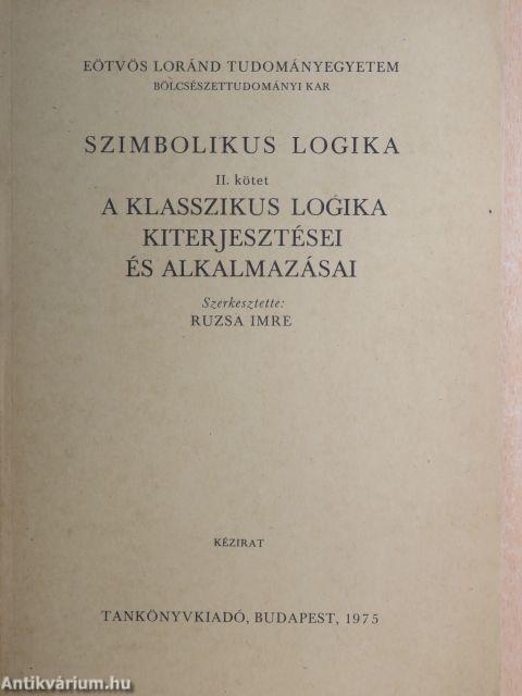 Szimbolikus logika II.