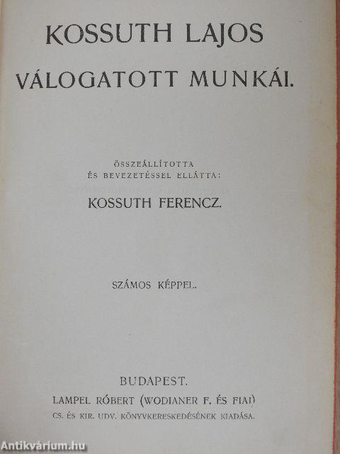 Kossuth Lajos válogatott munkái