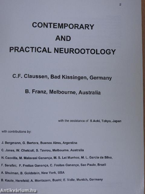 Contemporary and Practical Neurootology