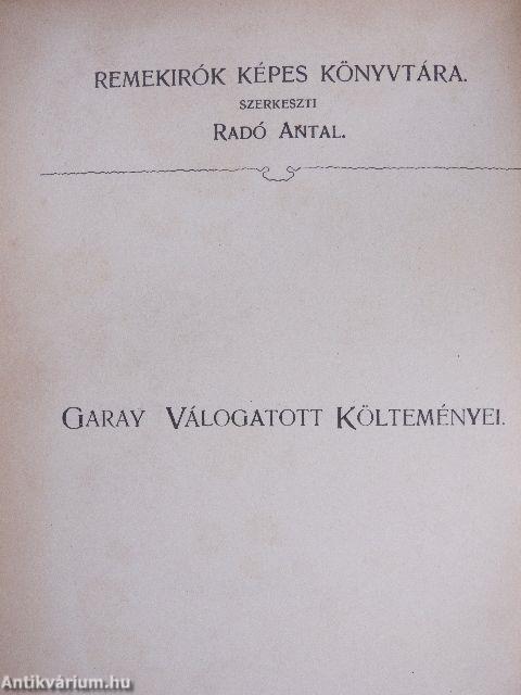 Garay János válogatott költeményei