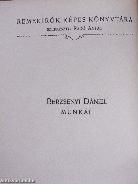 Berzsenyi Dániel munkái