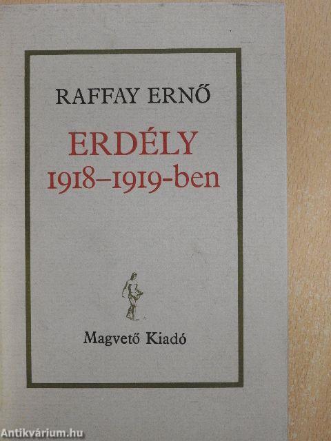 Erdély 1918-1919-ben