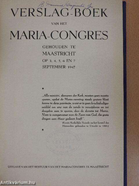 Verslag-Boek van het Maria-Congres