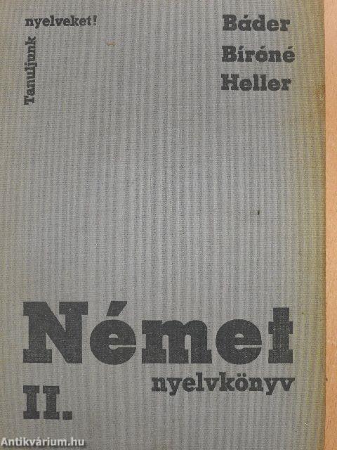 Német nyelvkönyv II.