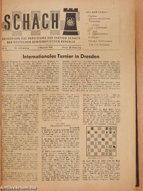 Schach 1956-1959. (vegyes számok)(38 db)