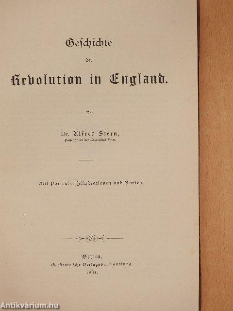 Geschichte der Revolution in England III/4. (töredék) (gótbetűs)