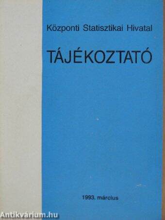 Tájékoztató 1993. március