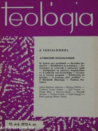 Teológia 1972/4.