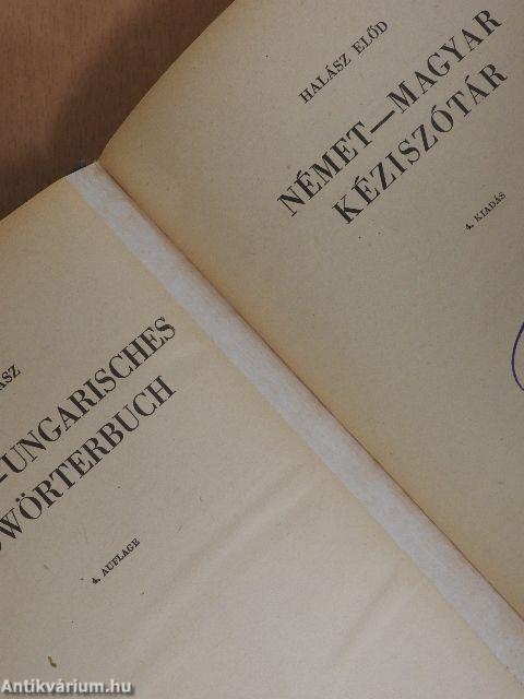 Német-magyar kéziszótár