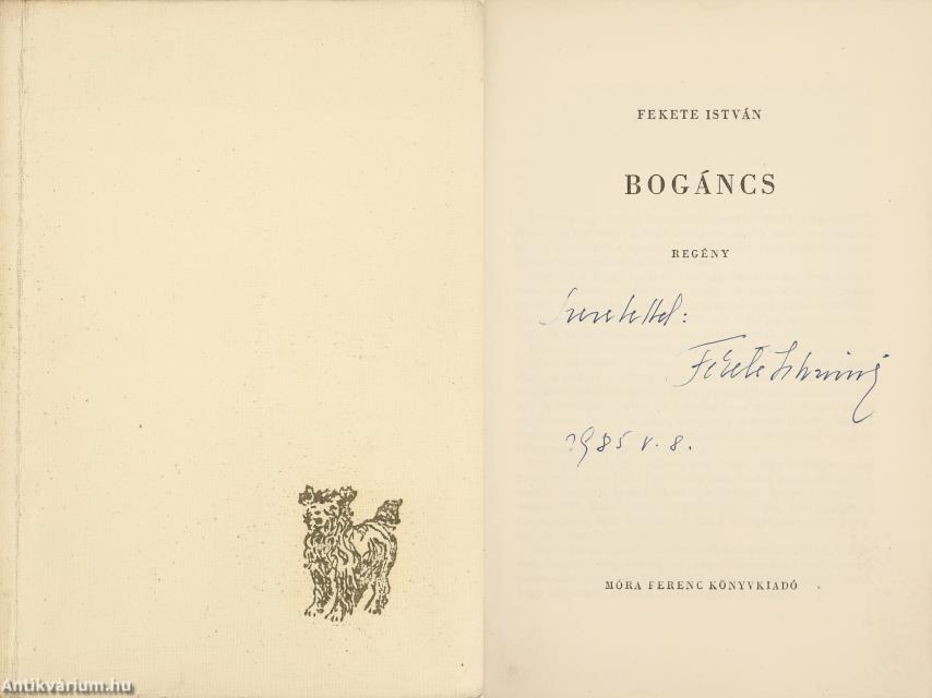 Bogáncs (dedikált példány)