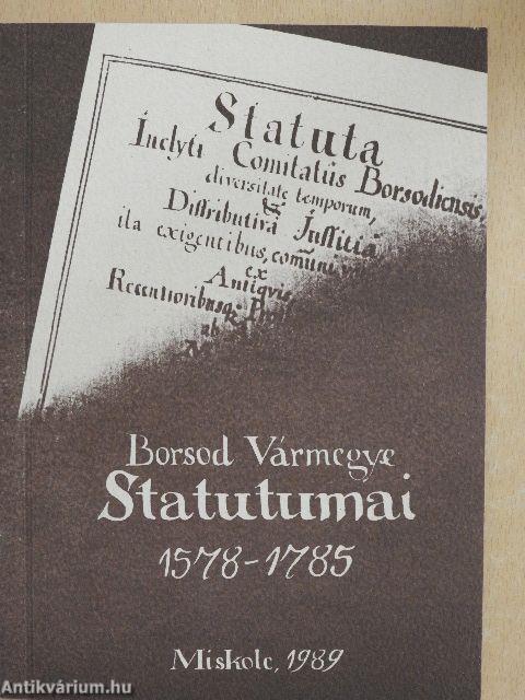 Borsod Vármegye Statutumai