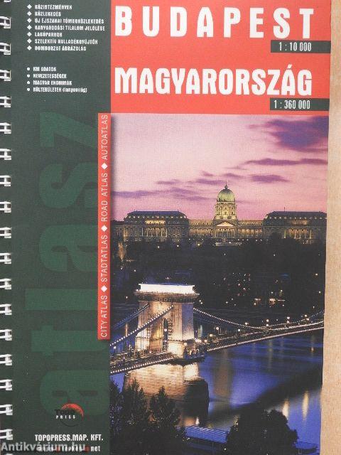 Budapest/Magyarország atlasz
