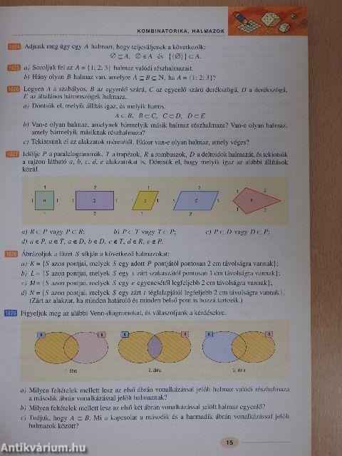 Sokszínű matematika feladatgyűjtemény 9-10.